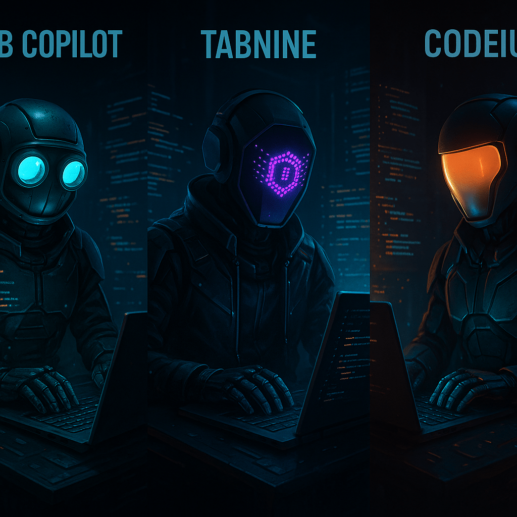 GitHub Copilot vs Tabnine vs Codeium